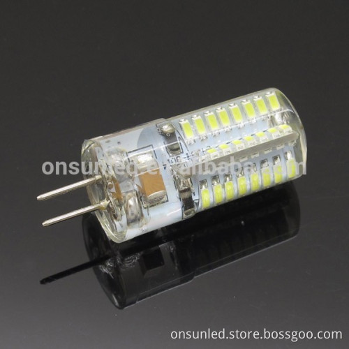 G4 LED Light Bulbs 64 SMD 3014 3W LED G4 Lamp 120V 110V 230V 220V 12V G4 LED